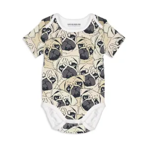 Sleep-No-More Pug Off Short Sleeve Bodysuit