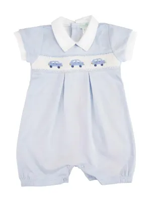 Smocked Car Romper