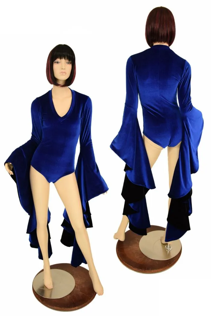 Sorceress Sleeve V Neck Romper