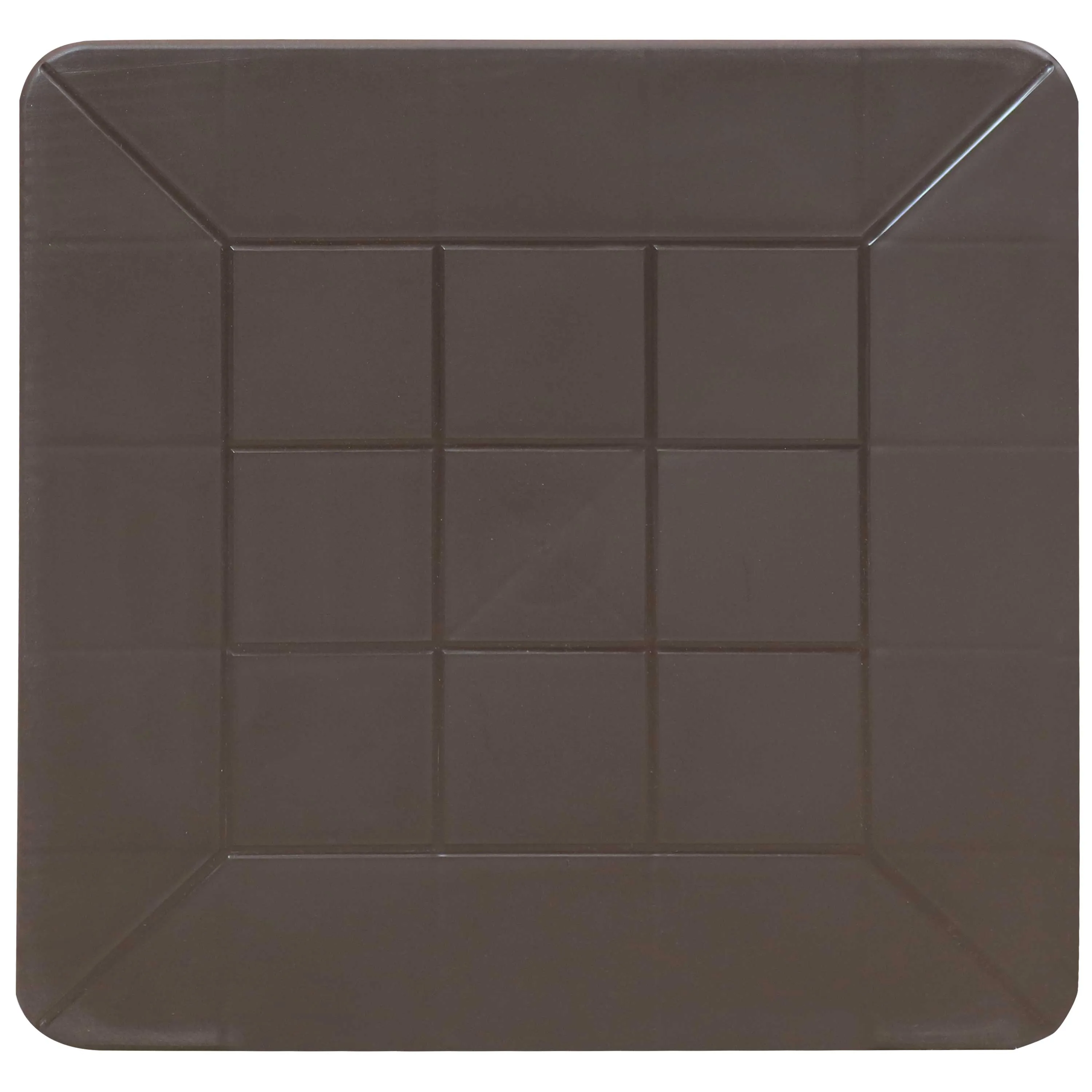 Sunnydaze 18" Plastic Square Patio Side Table