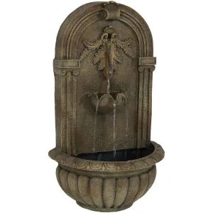 Sunnydaze Florence Outdoor Wall Fountain - Florentine