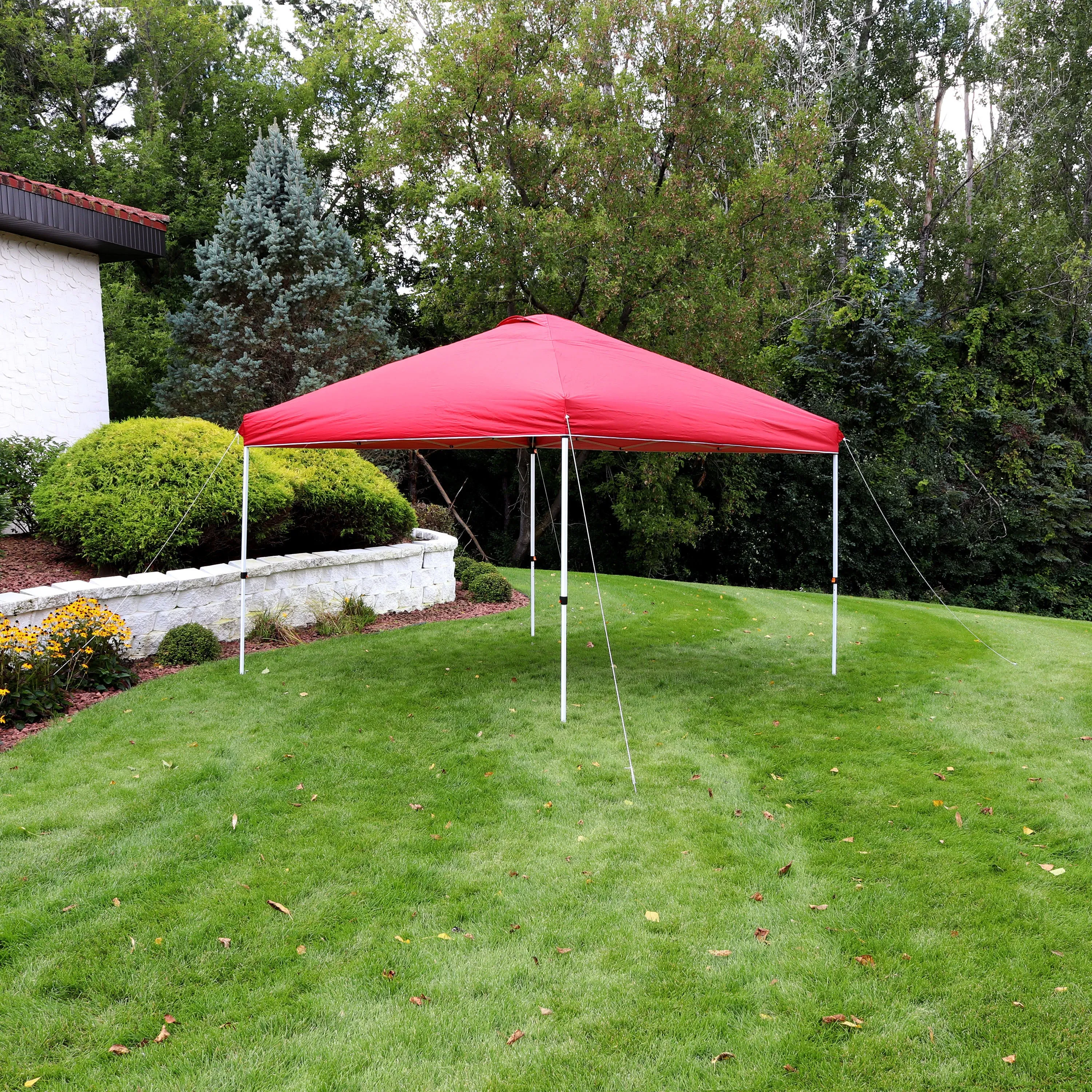 Sunnydaze Premium Pop-Up Canopy with Rolling Carry Bag