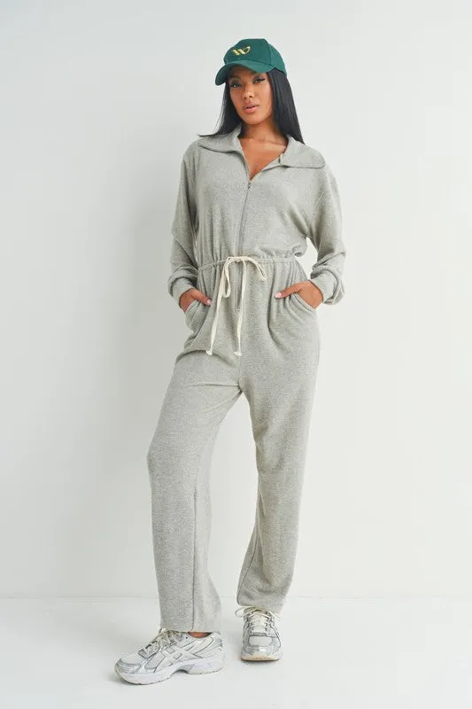 Super Soft Grey Jumpsuit