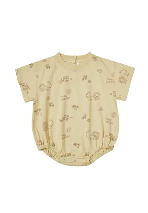 The Relaxed Bubble Romper by Rylee   Cru - Viva Safari - BABY