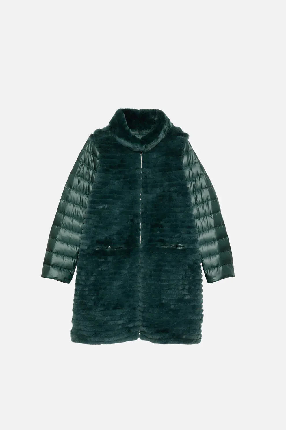 Two-In-One Fur with Shell Dia Parka