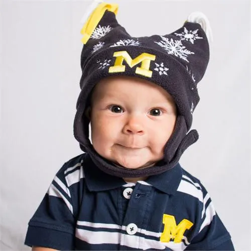 U of M Baby Striped Romper