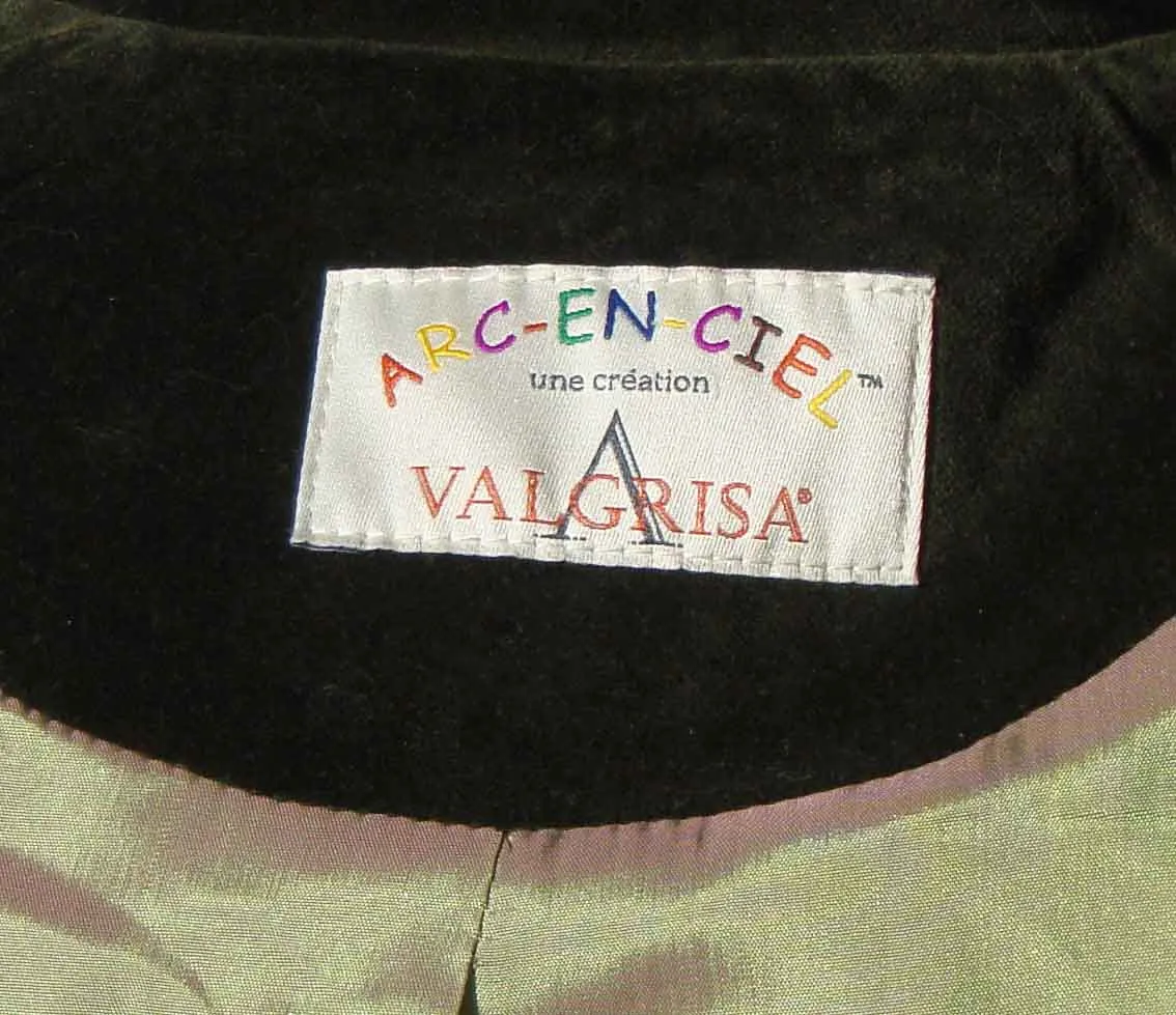 Valgrisa Wool & Velvet Jacket Arc en Ciel Deadstock S / M