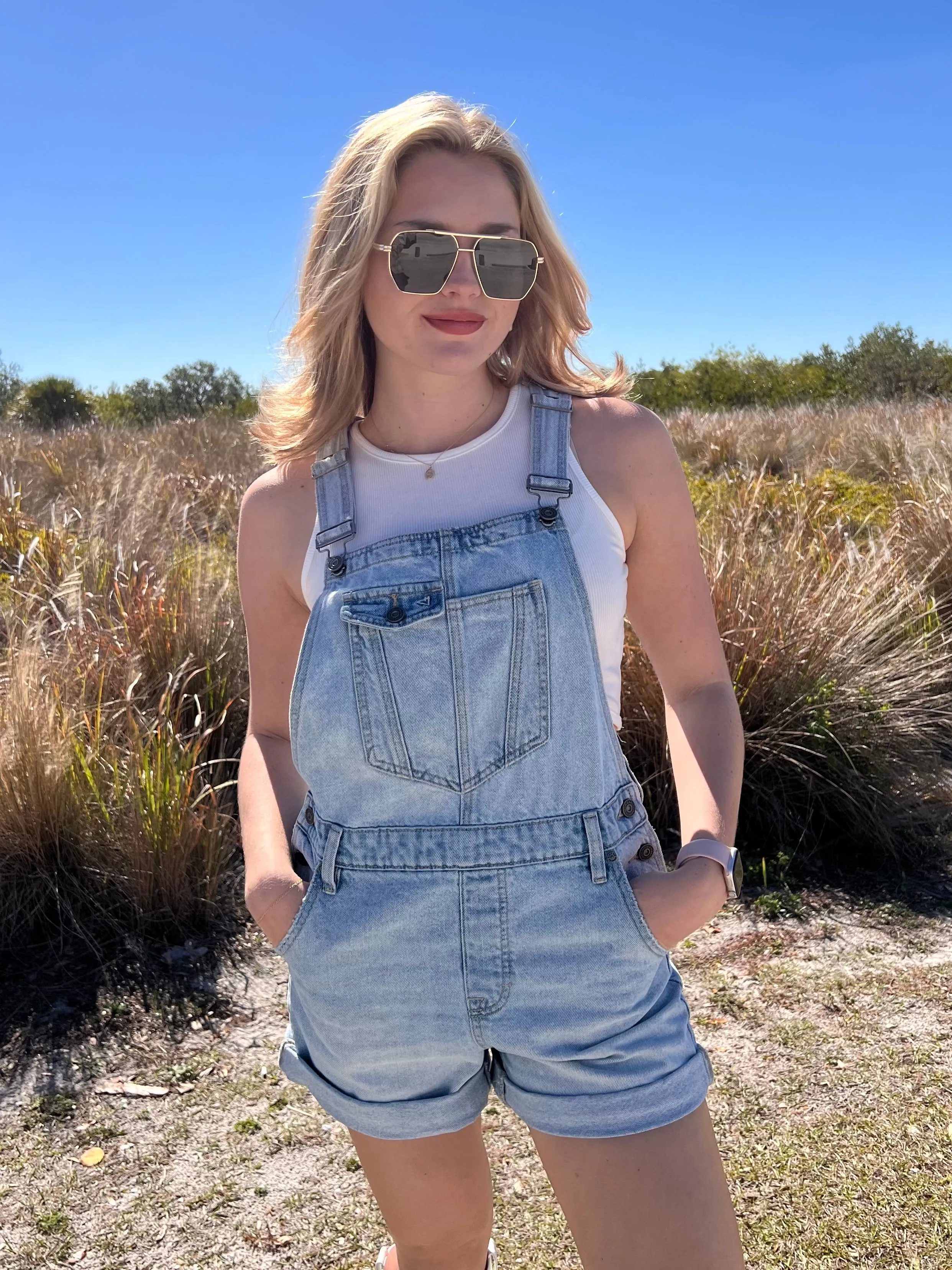 WILDER DENIM SHORTALLS