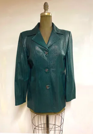 Women's Leather Blazer- Style #AB126Blazer