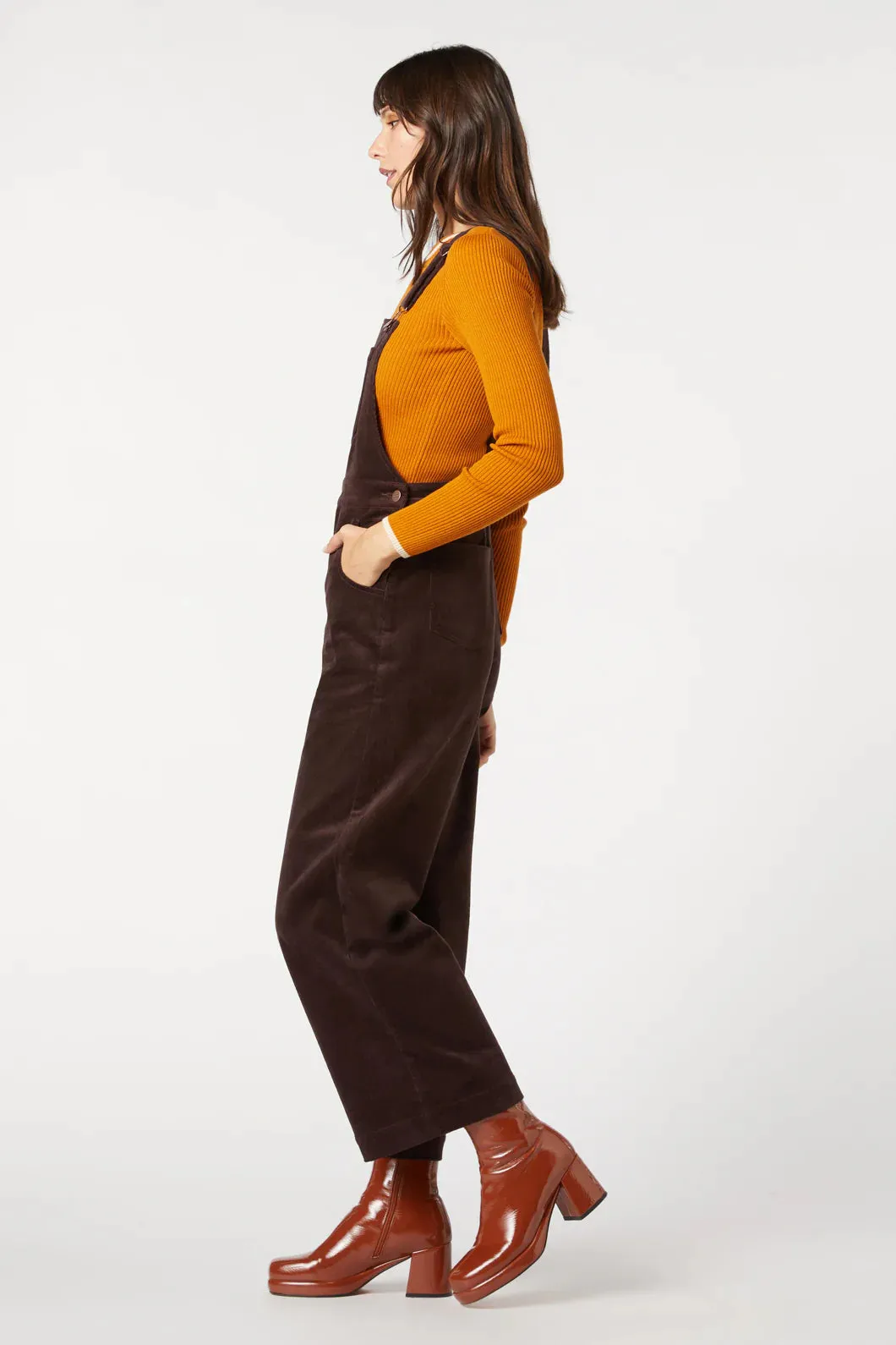 Woodland Mushroom Corduroy Overall