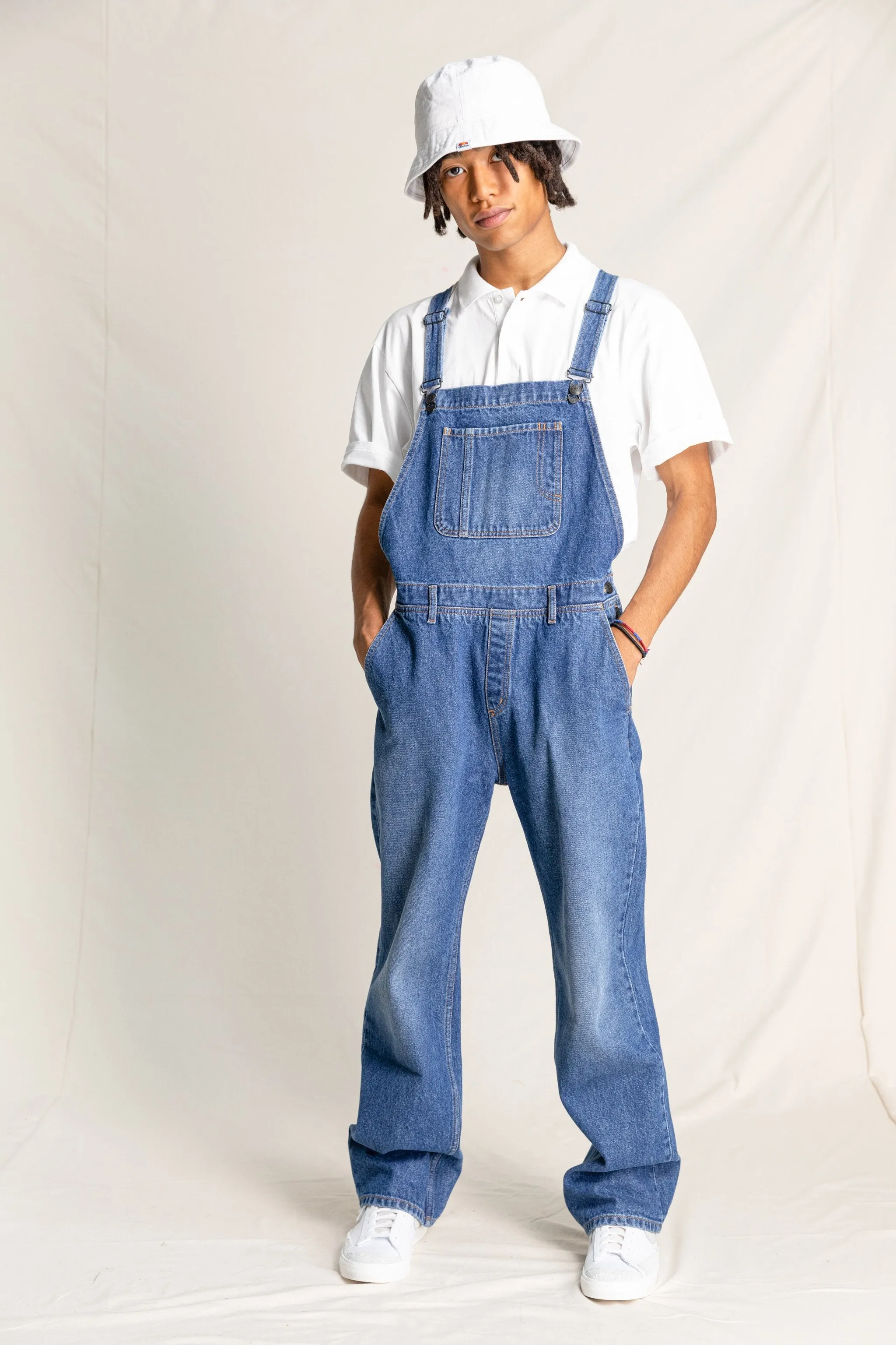 WORKER Medium Blue - Loose Fit Overall