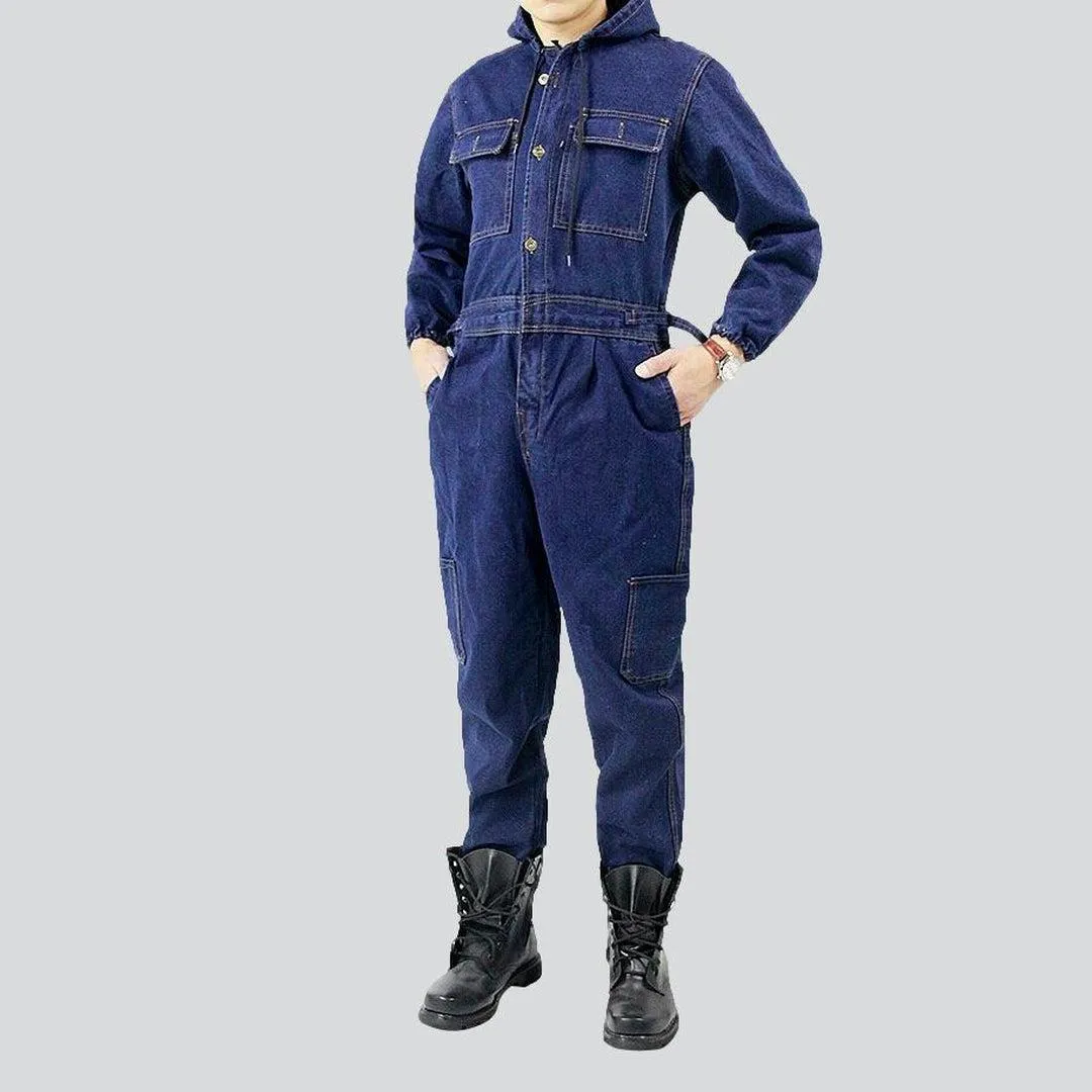 Workwear men's denim overall