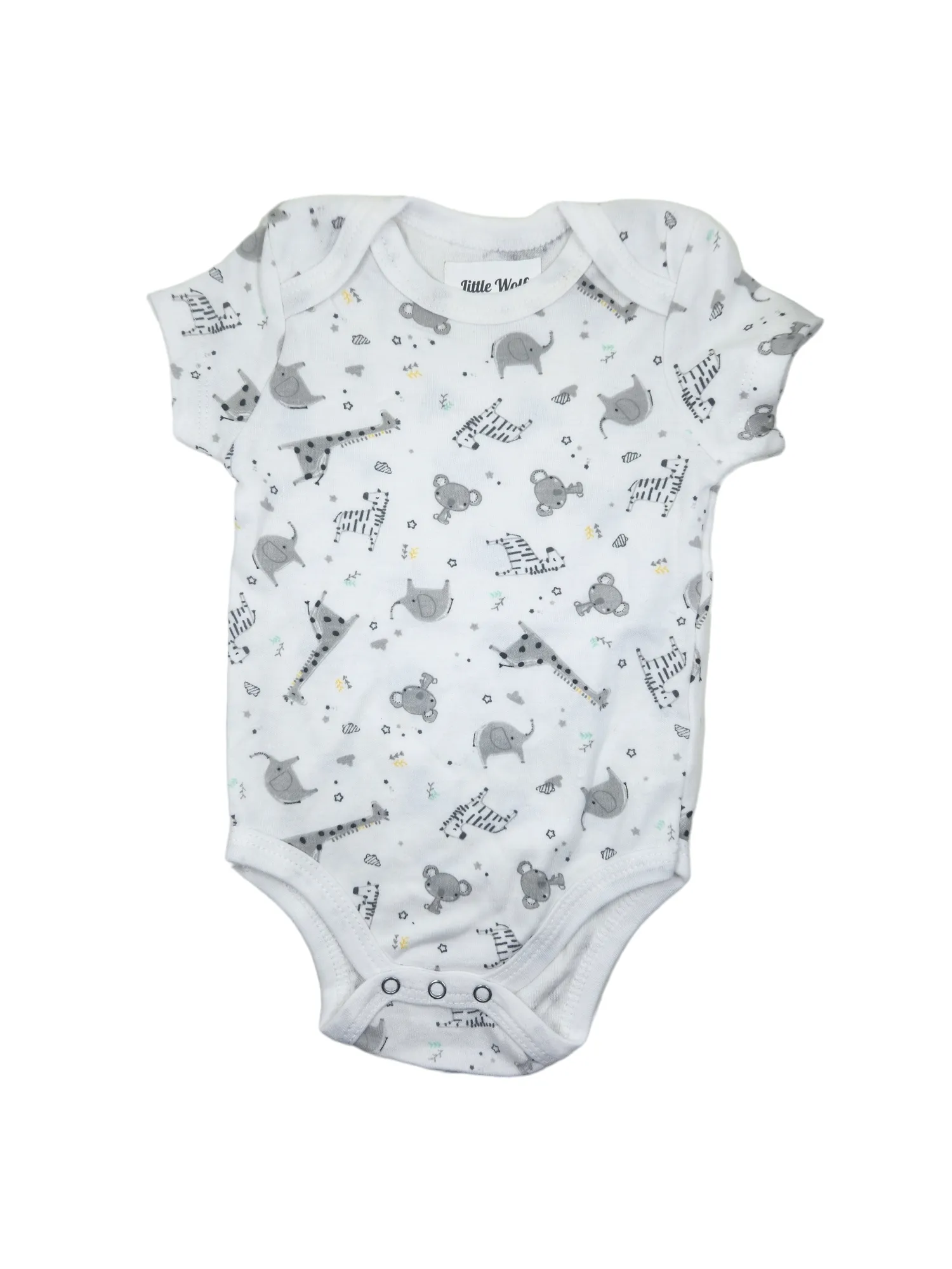 Zebra   Koala   Giraffe Short Sleeve Romper